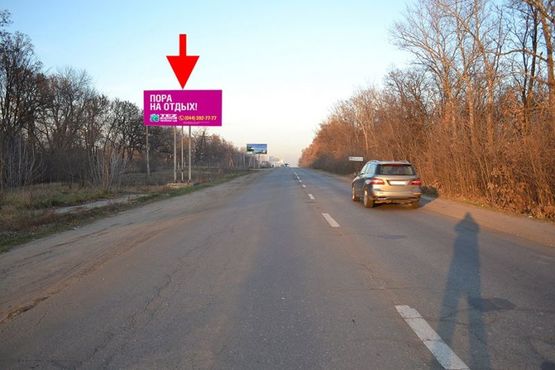 Фото рекламної площини за адресою ул. Леся Сердюка -окружная дорога-8- выезд из города в ст пос. Циркуны