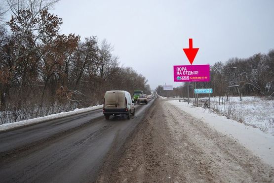 Фото рекламної площини за адресою ул. Леся Сердюка -окружная дорога-10- въезд в город со ст пос. Циркуны