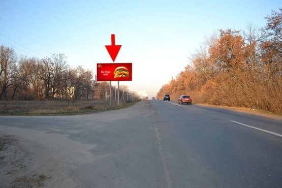 Фото рекламной плоскости по адресу ул. Леся Сердюка -окружная дорога-10- выезд из города в ст пос. Циркуны