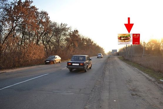 Фото рекламной плоскости по адресу ул. Леся Сердюка -окружная дорога-11- въезд в город со ст пос. Циркуны