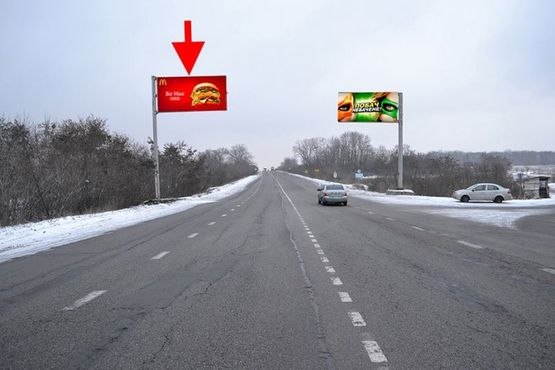 Фото рекламной плоскости по адресу Окружная дорога-пос. Ледное -возле АЗС Brent Oil-флажок №1- в ст. пос. Высокий