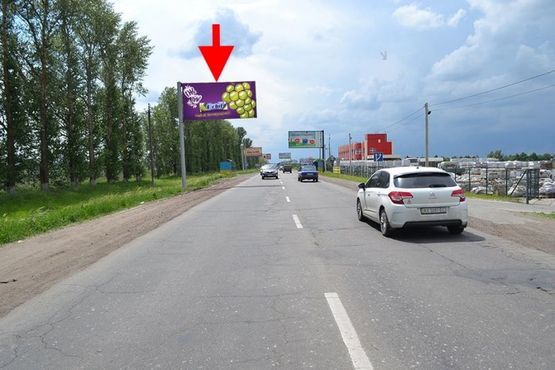 Фото рекламной плоскости по адресу ул. Леся Сердюка -окружная дорога -флажок №3 въезд в город со ст пос. Циркуны