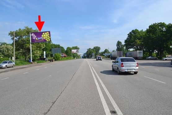 Фото рекламной плоскости по адресу Белгородское шоссе-пост Полиции-флажок №1-из центра