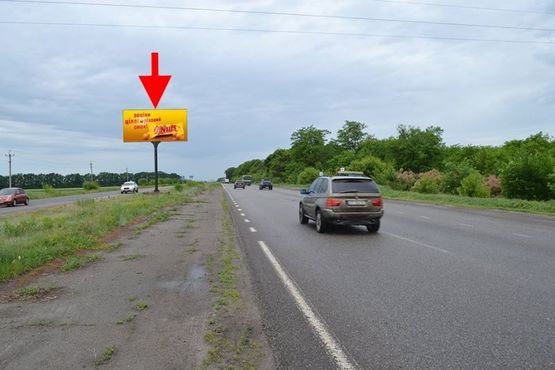 Фото рекламной плоскости по адресу Ростовская трасса -АЗС Лилия - в ст. Харькова