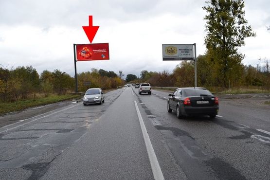 Фото рекламної площини за адресою Симферопольское шоссе-  возле АЗС Motto -флажок №3- в центр