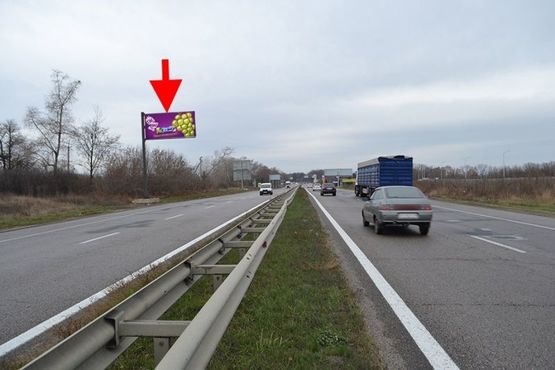 Фото рекламної площини за адресою Трасса Киев-Харьков-466 км- пос. Песочин -возле АЗС SHELL- в ст. Люботина