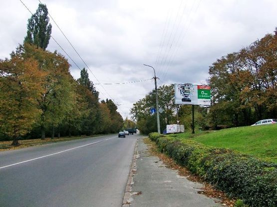Фото рекламной плоскости по адресу Глушец ул., 54  в центр (к Центральному Парку, парку развлечений "Мадагаскар")