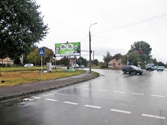Фото рекламной плоскости по адресу Киверцевская ул. - Стрелецкая ул. Транспортная развязка