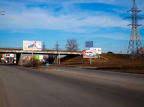 Фото рекламної площини за адресою Донецьке шосе - вул. Передова /Донецкое шоссе - ул. Передовая