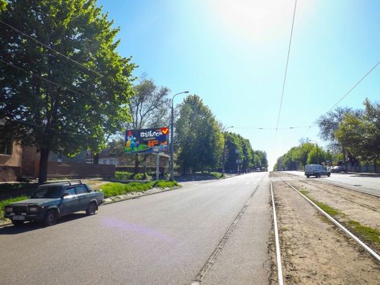 Фото рекламной плоскости по адресу пр-т. Івана Мазепи, 7 - вул. Володимира Самодриги/пр. Петровского, 7 - ул. Яшина, поток к пр.Металлургов