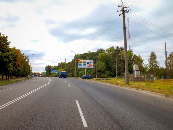 Фото рекламной плоскости по адресу вул. Космічна - поворот на ж/м Сокіл/ул. Космическая - поворот на ж/м Сокол