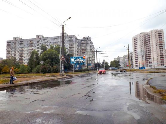 Фото рекламной плоскости по адресу пр-т. Миру - вул. Щербіни, магазин "АТБ-Маркет"/пр. Мира - ул. Щербины, магазин "АТБ-Маркет", рядом ТЦ Караван