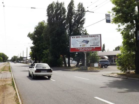 Фото рекламной плоскости по адресу пр.Б.Хмельницького біля авторинку/ул.Г.Сталинграда, возле авторинка
