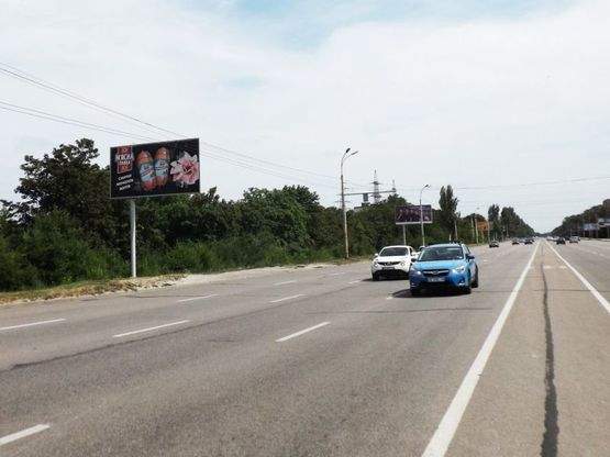 Фото рекламной плоскости по адресу Запорізьке шосе («Квіти Дніпропетровська»), оп.50/Запорожское шоссе («Цветы Днепропетровска»), оп. 50