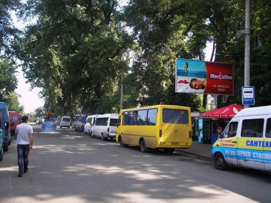Фото рекламної площини за адресою вул.Пастера - пл.Старомостова/ул.Пастера - пл.Островского, площадь, Макдональдс, транспортная развязка