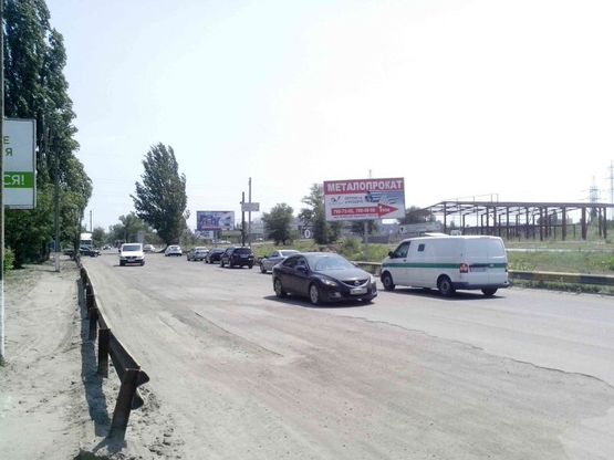 Фото рекламной плоскости по адресу вул.Дніпросталевська -вул.Олександра Ацупа/ул.Винокурова - ул.Комиссара Крылова, автосалоны, авторынок, жм Северный