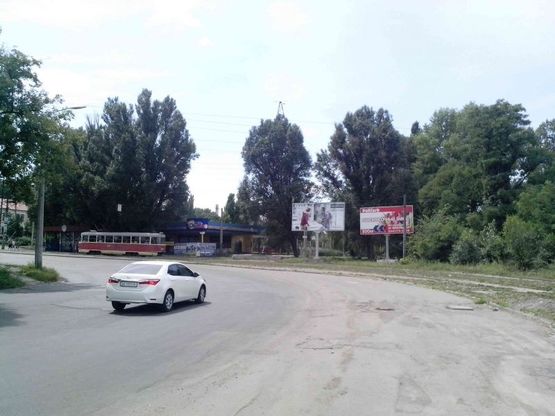 Фото рекламной плоскости по адресу вул.Данила Галицького (лакофарб. з-д)/ул.Буденого (Лакокрасочный завод), жм Западный