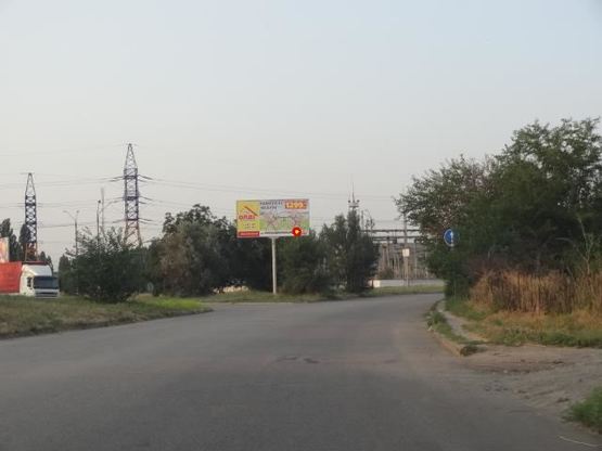 Фото рекламної площини за адресою Донецьке шосе - вул.Передова/Донецкое шоссе - ул.Передовая, въезд в город со стороны Полтавской трассы