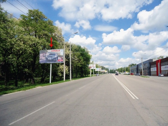 Фото рекламної площини за адресою Запорізьке шосе, навпроти буд. 80, заїзд у місто/Запорожское шоссе, напротив д. 80, въезд в город