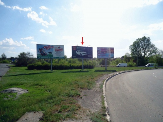 Фото рекламної площини за адресою Кайдацький міст, з'їзд на Правий берег, до центру/Кайдакский мост, съезд на Правый берег, в центр