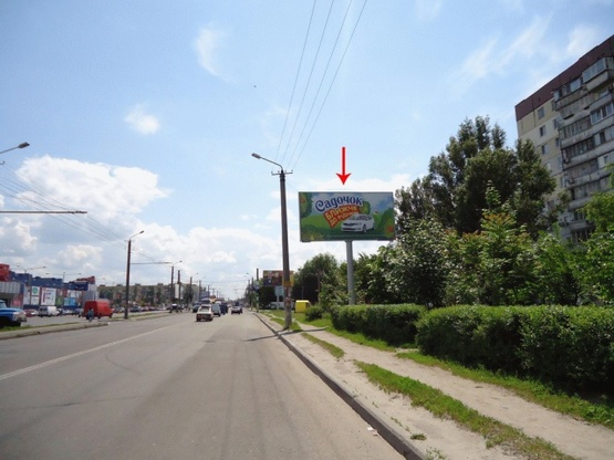 Фото рекламной плоскости по адресу вул. Березинська, 31, навпроти ТЦ "Караван", біля супермаркету "Олди"/ул. Березинская, 31, напротив ТЦ "Караван", возле супермаркета "Олди"