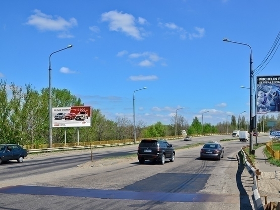 Фото рекламної площини за адресою Південний міст, виїзд до Придніпровська/Южный мост, выезд в сторону Приднепровска