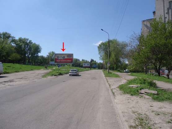 Фото рекламной плоскости по адресу пр-т Аношкіна 7, з центру/пр-т Аношкина 7, из центра