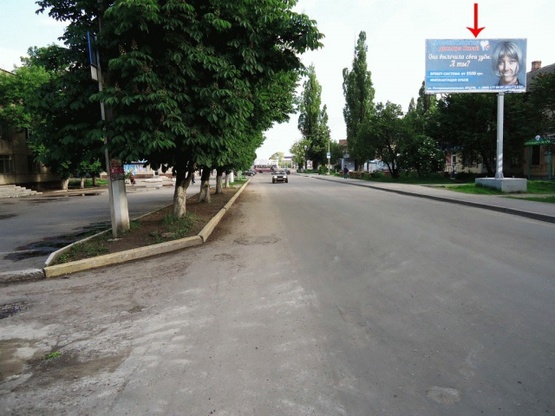 Фото рекламной плоскости по адресу вул. Полтавськая, 158, в центр/Полтавская ул. 158, в центр