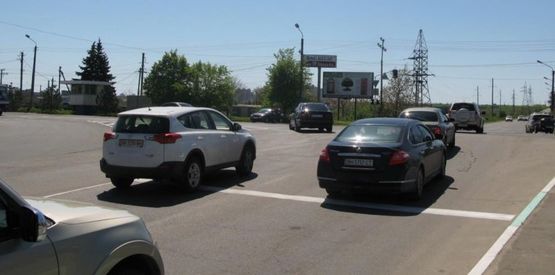 Фото рекламной плоскости по адресу перекрёсток ул.Промышленной, ул.Победы, №02-Б