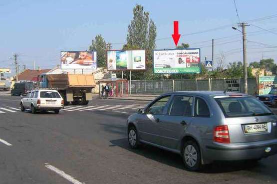 Фото рекламной плоскости по адресу ул.Черноморского Казачества, 114