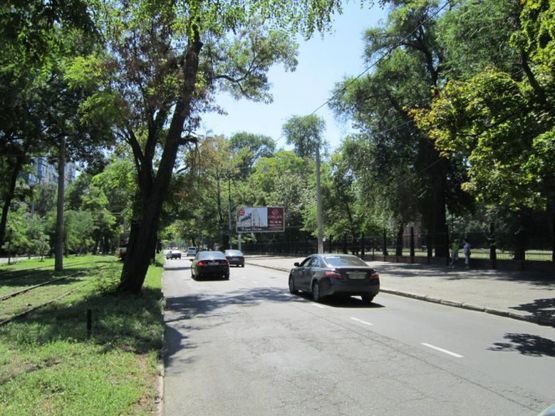 Фото рекламной плоскости по адресу ул. Армейская, 1 (напротив) - ул. Фонтанская дорога