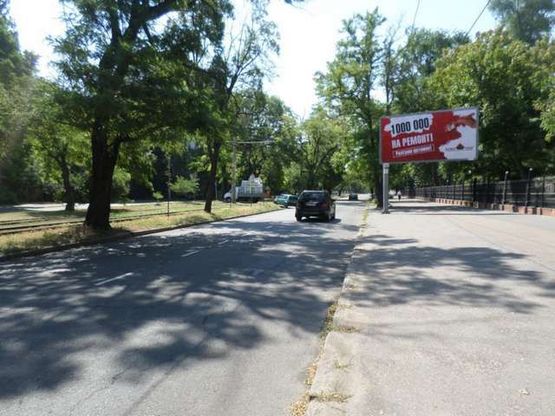 Фото рекламної площини за адресою ул. Армейская, 1 (напротив) - ул. Фонтанская дорога