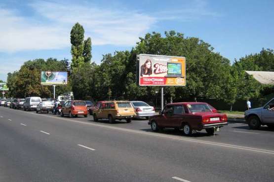 Фото рекламной плоскости по адресу ул. Люстдорфская дор. - ул. Планетная