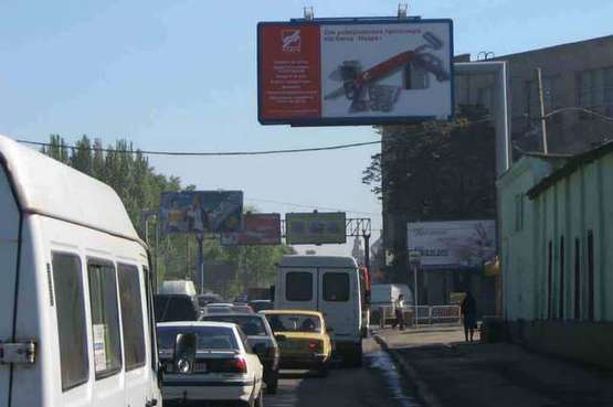 Фото рекламної площини за адресою ул. Водопроводная - ДК Канатного з-да (Гусак)