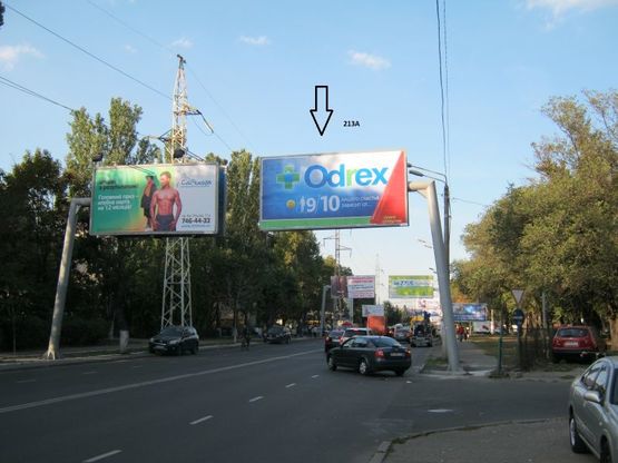 Фото рекламной плоскости по адресу ул. Краснова, 4 (напротив)