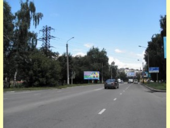 Фото рекламной плоскости по адресу Довженка кільце