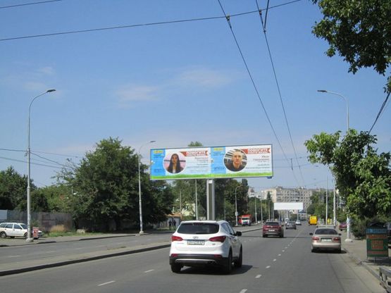 Фото рекламної площини за адресою ул. Щорса, 109 (на разделителе к ТЦ Аэропортовский) (правая)