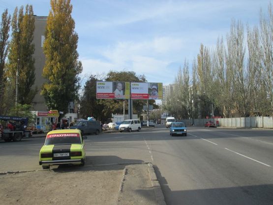 Фото рекламної площини за адресою Пр. Добровольского - ул. Ак. Заболотоного, 1 (левая)