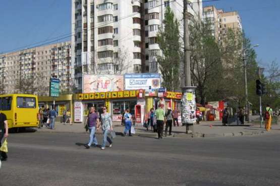 Фото рекламної площини за адресою пр-т Добровольского - ул. Бочарова (левый)