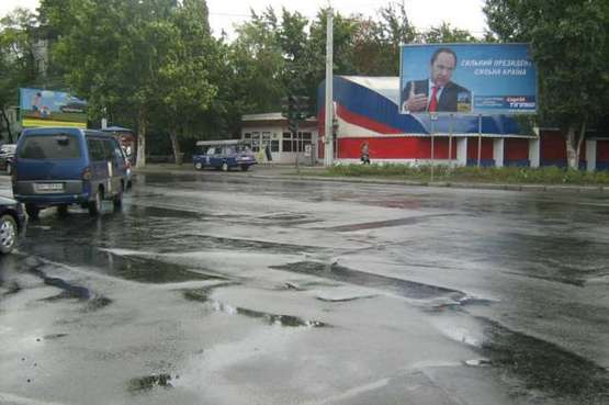 Фото рекламної площини за адресою ул. Щорса (Ивановский мост)