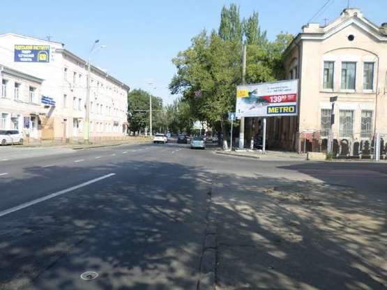 Фото рекламної площини за адресою ул.Черноморского Казачества, 20 - пер.Газовый