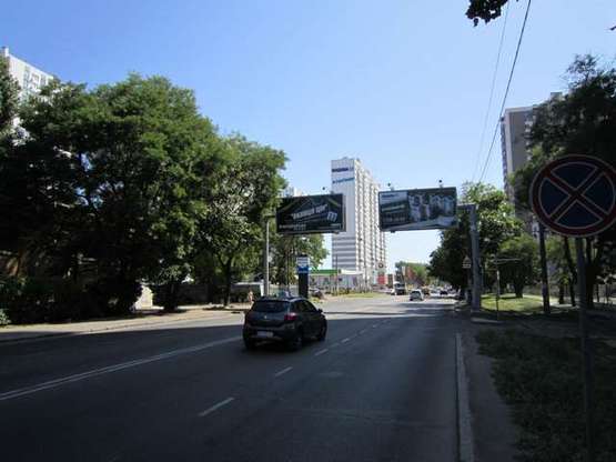 Фото рекламної площини за адресою Люсторфская дорога, 27/55 (3-ая станция) (Гусак)