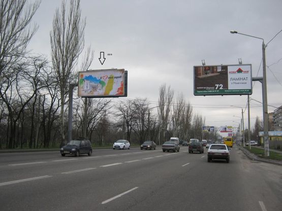 Фото рекламної площини за адресою Николаевская дорога, 315 а (напротив)