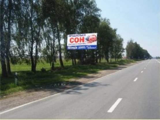 Фото рекламной плоскости по адресу Криховецька   виїзд з міста №5