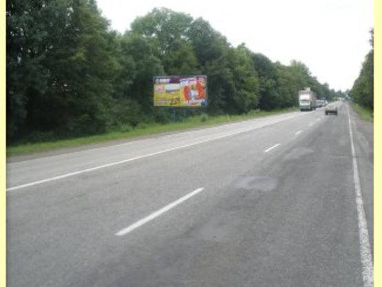 Фото рекламной плоскости по адресу Калуське шосе (гот. Чорний Замок)   виїзд