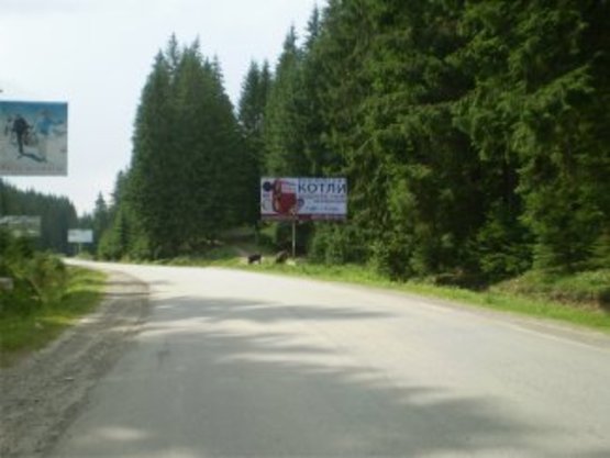 Фото рекламної площини за адресою перед мостом (правий)