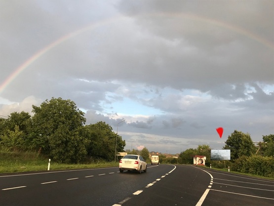 Фото рекламной плоскости по адресу Володимирська_в'їзд в Луцьк (Забороль)