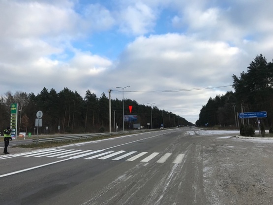 Фото рекламной плоскости по адресу траса Луцьк-Рівне_АЗС WOG_перед постом ДАІ