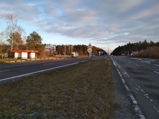 Фото рекламной плоскости по адресу траса Рівне-Луцьк_перехрестя_поворот на Цумань