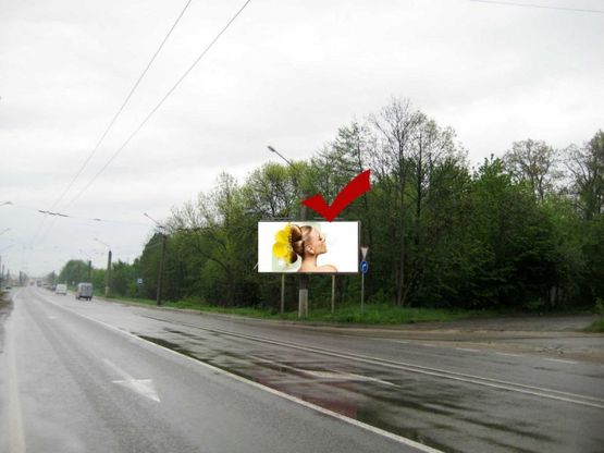 Фото рекламной плоскости по адресу вул.Зелена, в їзд в місто